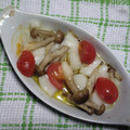初レポまにあ's cooksnap of when they made お餅のアヒージョ。お正月残ったお餅で簡単.