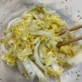 20200322あい's cooksnap of when they made 白菜のナムル　塩ダレ味☆.