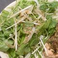 クックM6DK2O☆'s cooksnap of when they made 水菜と新玉ねぎ◎ごまドレサラダ.