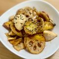 __おもち's cooksnap of when they made 鶏むね肉で＊蓮根さつまいもの甘酢炒め.