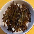reitry's cooksnap of when they made 長期保存もＯＫ！伽羅蕗（きゃらぶき）.
