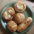 みるく茶's cooksnap of when they made ふっくらもっちり生地のおかずパン.