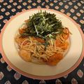 龍青空ママ's cooksnap of when they made 【めんつゆ×ケチャ】冷製和風トマトスパ.