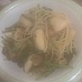 クックHDP0M2☆'s cooksnap of when they made カブの葉とチリメンジャコの和風パスタ.