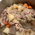 貞美保's cooksnap of when they made 【節約】豚肉でも美味しいヨ！肉じゃが.