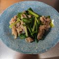 iikitchen's cooksnap of when they made 豚バラと小松菜のさっぱり炒め.