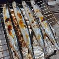 ごまぷぅ's cooksnap of when they made 楽チン✩グリルでさんまの塩焼き☆コツあり.