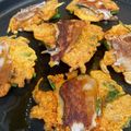 やよい・M's cooksnap of when they made 豚バラニラチヂミ　カリッともっちり♪.