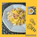 ちゃかぴまま's cooksnap of when they made シンプルすぎる！ハムと卵、ねぎだけ炒飯.