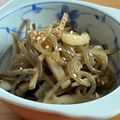 ♡こもれび♡'s cooksnap of when they made ごぼうこんにゃく.