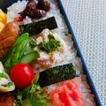 ❤️かわだん❤️'s cooksnap of when they made 握らないおにぎり弁当.
