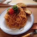 isanya's cooksnap of when they made たらこパスタ☆コツと隠し味でクリーミー.