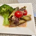 エリィガガ's cooksnap of when they made アスパラ＆トマトの絶品☆サラダ.
