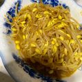 mahotere's cooksnap of when they made もやしのカレー粉合え.