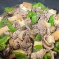 半熟王子's cooksnap of when they made 簡単☆豚肉となすとピーマンと厚あげ煮.