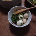 ハチワレねこ's cooksnap of when they made うずらの卵とニラのおばんざい　おつまみに.