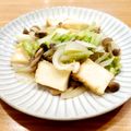 かなりんココりん's cooksnap of when they made あま〜いキャベツと厚揚げのみそ炒め煮.
