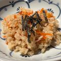 はなあさぎ's cooksnap of when they made ～高野豆腐、煮しめの煮汁で～炊き込みご飯.