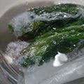 三七子's cooksnap of when they made レンジで３分！簡単☆ゆでほうれん草.