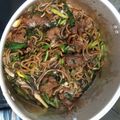 ゆか☆猫's cooksnap of when they made 家庭の牛丼?すき焼き丼?.