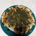 まほのかたまき's cooksnap of when they made 竹輪と蓮根のチーズお好み焼き.