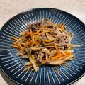 SerrowNao's cooksnap of when they made ごはんが進む！牛肉とゴボウ〜✨.