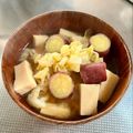 azbjbn's cooksnap of when they made 新玉とサツマイモのお味噌汁.