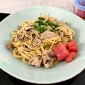 りりごはん's cooksnap of when they made 男子にも！豚肉ときのこの柚子胡椒パスタ♪.