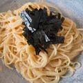 ハピハナ's cooksnap of when they made 白だしで簡単なのに極ウマの明太子パスタ.
