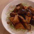 アクセル☆'s cooksnap of when they made ナスと厚揚げの豆板醤オイマヨ炒め.
