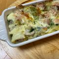 なっさん姫's cooksnap of when they made 鶏もも肉とほうれんそうのグラタン.