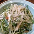 ばたみそーぱん☆'s cooksnap of when they made 水菜と春雨の梅マヨサラダ.