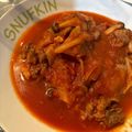 オヒム's cooksnap of when they made 煮込み10分♪牛肉とキャベツのトマト煮.