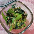 tikariri's cooksnap of when they made 小松菜のごま和え.