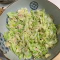 じいじい毎日挑戦's cooksnap of when they made レンジで簡単！ キャベツのツナマヨサラダ.