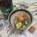 みかかめ's cooksnap of when they made きゅうりとみょうがとじゃこの酢の物.