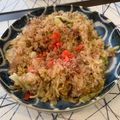 じいじい毎日挑戦's cooksnap of when they made 神戸発祥のそばめし!本場の味をどうぞ!!.