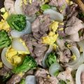 mint72's cooksnap of when they made ブロッコリーと卵と豚こまの塩炒め.
