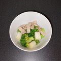 WOODs´'s cooksnap of when they made ブロッコリーと豚バラ肉の塩炒め☆.