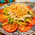 sorakaya's cooksnap of when they made 棒々鶏（バンバンジー）.