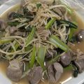 庵chai's cooksnap of when they made 簡単！砂肝・小松菜・もやし・えのき炒め.