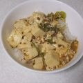 きらり流れ星's cooksnap of when they made 麻婆豆腐丼♪極うま簡単♪.