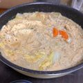 両手鍋's cooksnap of when they made こく旨♡豚バラの坦々風ごま味噌豆乳鍋.