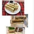 horseland's cooksnap of when they made きんぴらと大葉のトーストサンド.