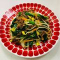 あっこ姉's cooksnap of when they made 牛肉と小松菜のピリ辛麻辣炒め✭.