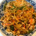 こつこつ地道に's cooksnap of when they made 豚こま肉で、王道チャプチェ.