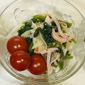 アップイエ's cooksnap of when they made 空芯菜◇ハム◇玉葱のサラダ.