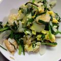 雪02's cooksnap of when they made 簡単美味しい♡エビとニラの卵炒め！.