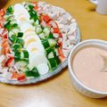 ルパンのかあさん☆彡's cooksnap of when they made 自家製ドレッシングのコブサラダ.