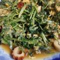 ちくわ君's cooksnap of when they made 簡単副菜♪ちくわと水菜の卵とじ♪.